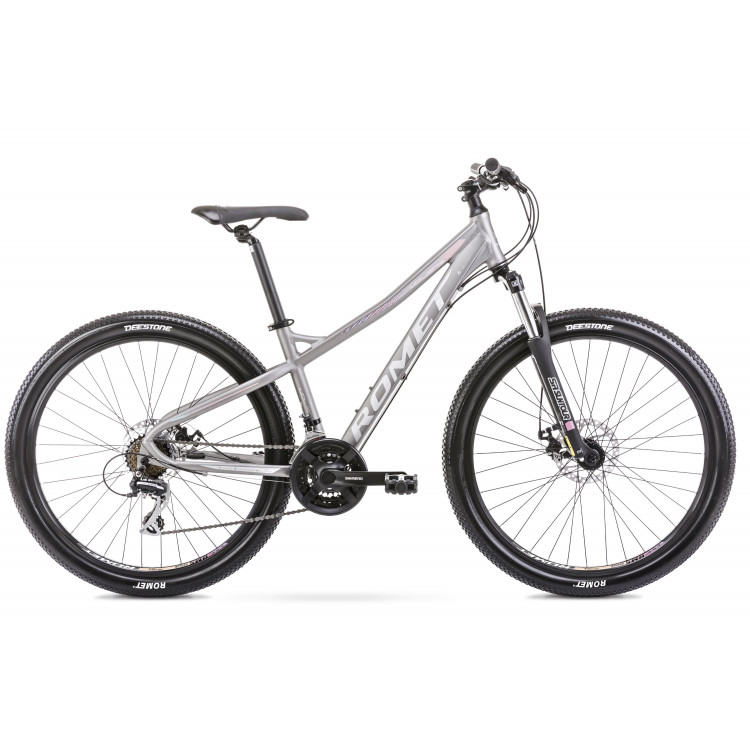 Horský Bicykel 27,5 Romet Jolene 7,1 grafitovo-ružový hliníkový 15"
